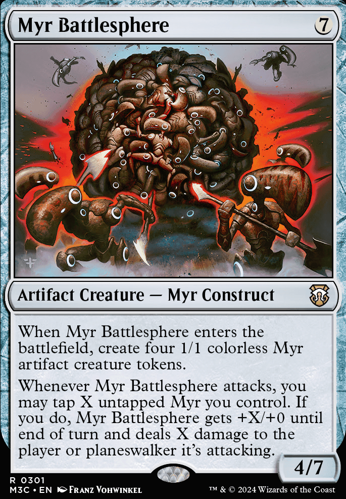 Myr Battlesphere feature for Brudiclad's Compleation