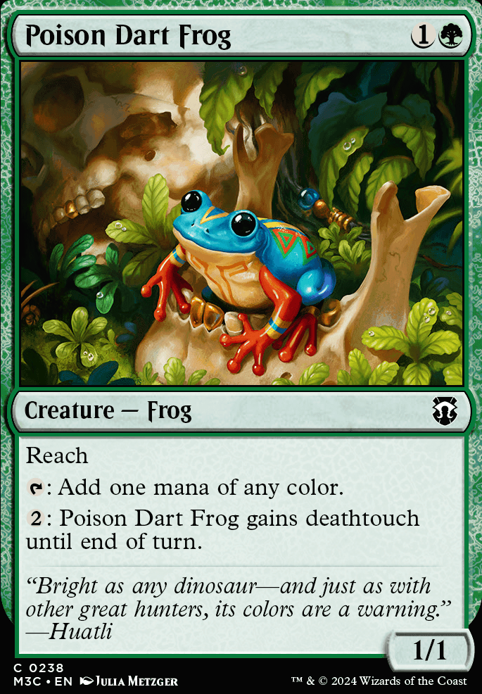 Poison Dart Frog feature for Ribbit Ribbit MF