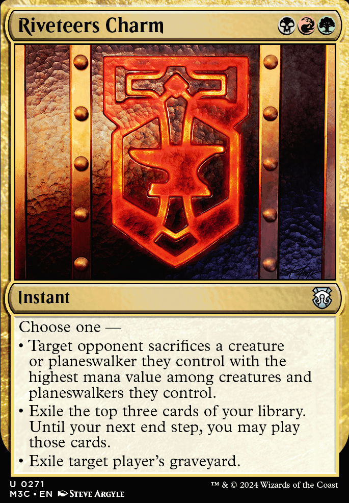 Riveteers Charm feature for Just Gotta Jund 'em Out - 2022 Standard