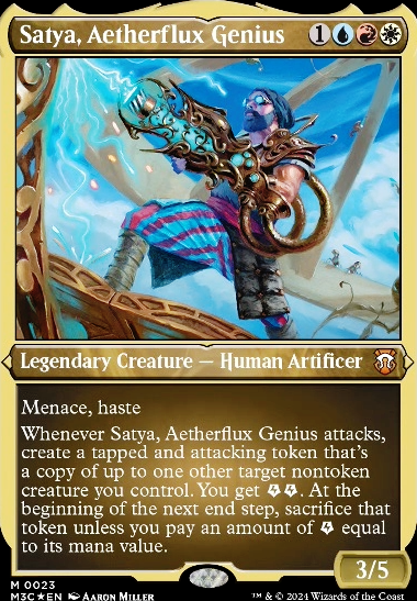 Commander: altered Satya, Aetherflux Genius