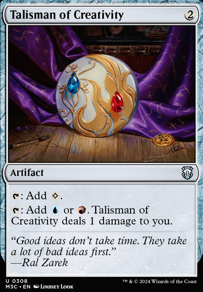 Talisman of Creativity feature for Choices, Choices, and More Choices
