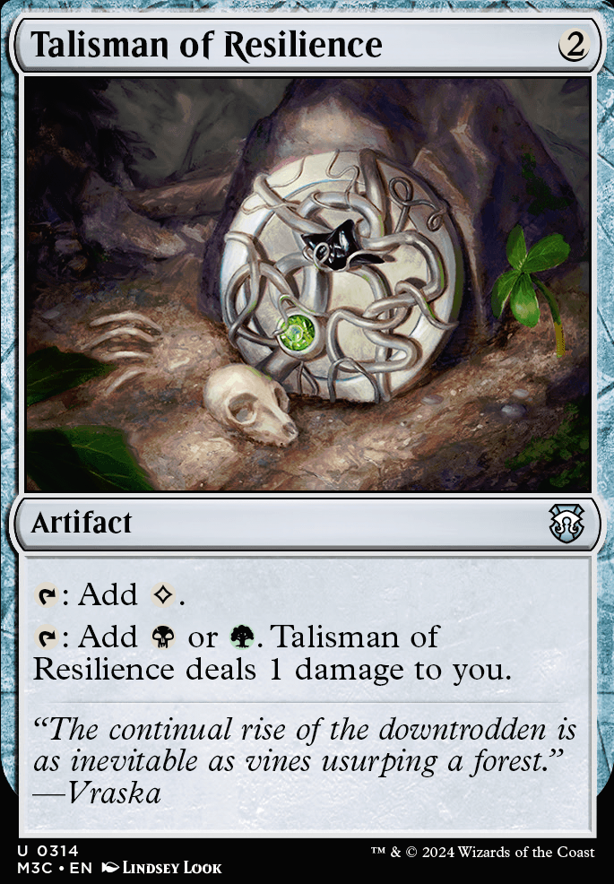 Featured card: Talisman of Resilience