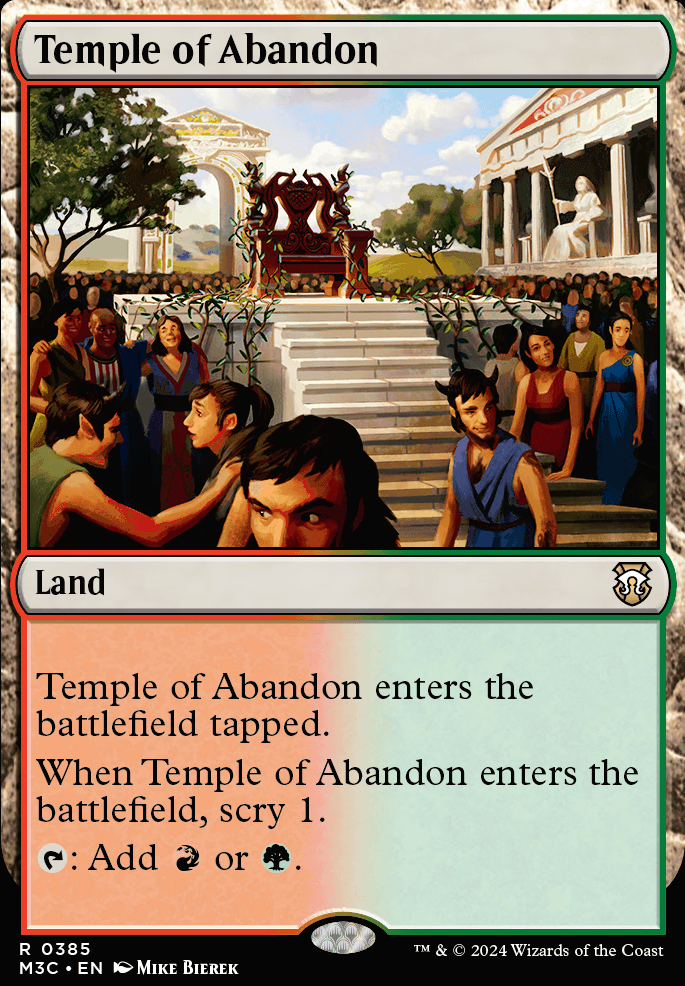 Temple of Abandon feature for Mayael, Timmy's Dream