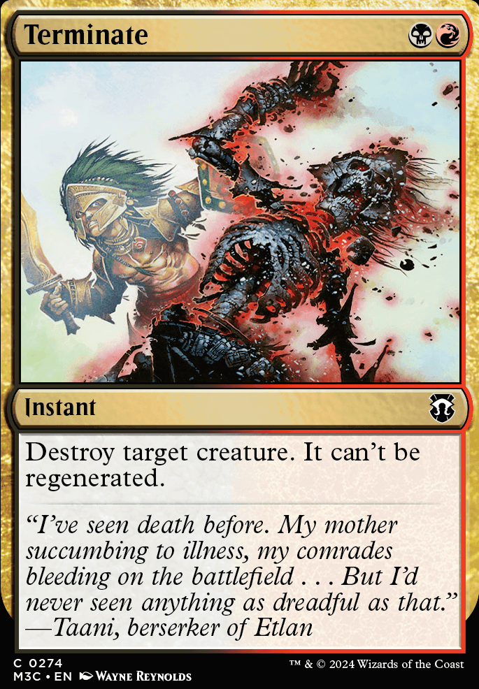 Featured card: Terminate