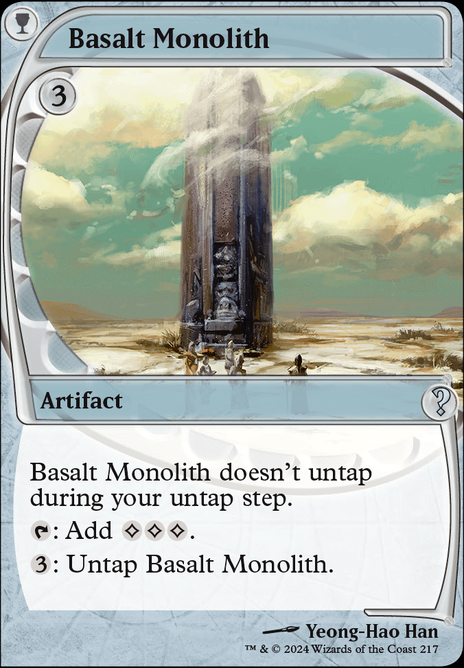 Featured card: Basalt Monolith