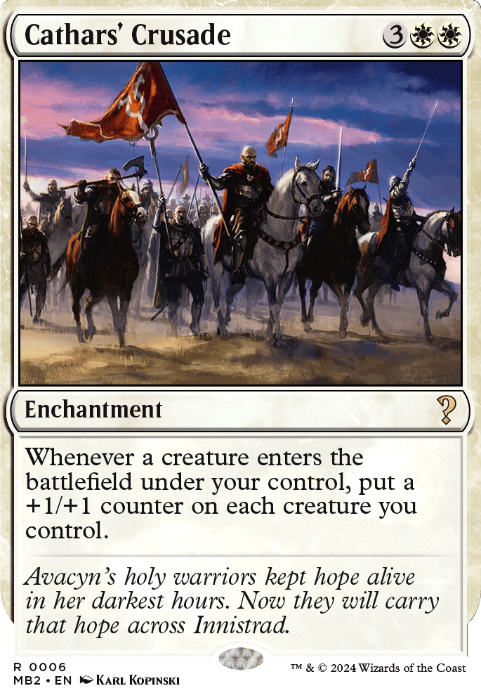 Featured card: Cathars' Crusade