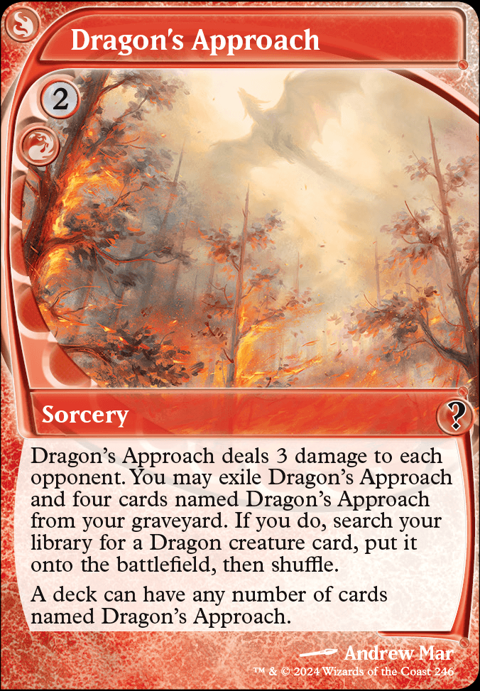 Featured card: Dragon's Approach