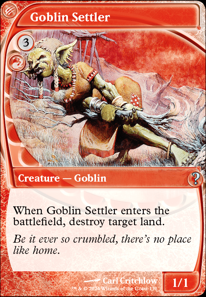 Goblin Settler feature for Numot, the Devestator