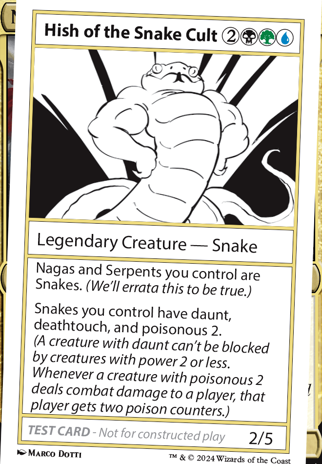 Commander: Hish of the Snake Cult (Playtest)