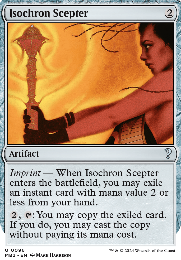 Isochron Scepter feature for Judith EDH