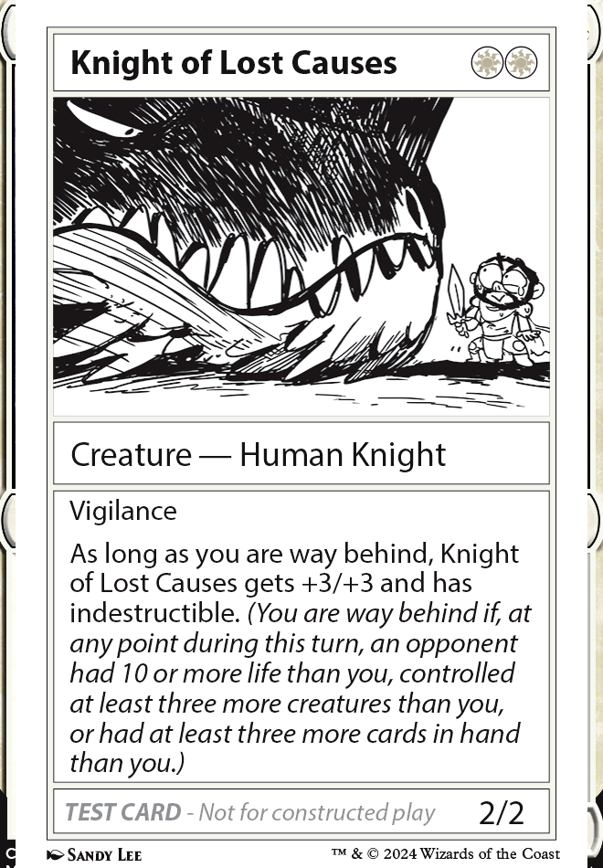 Knight of Lost Causes (Playtest)