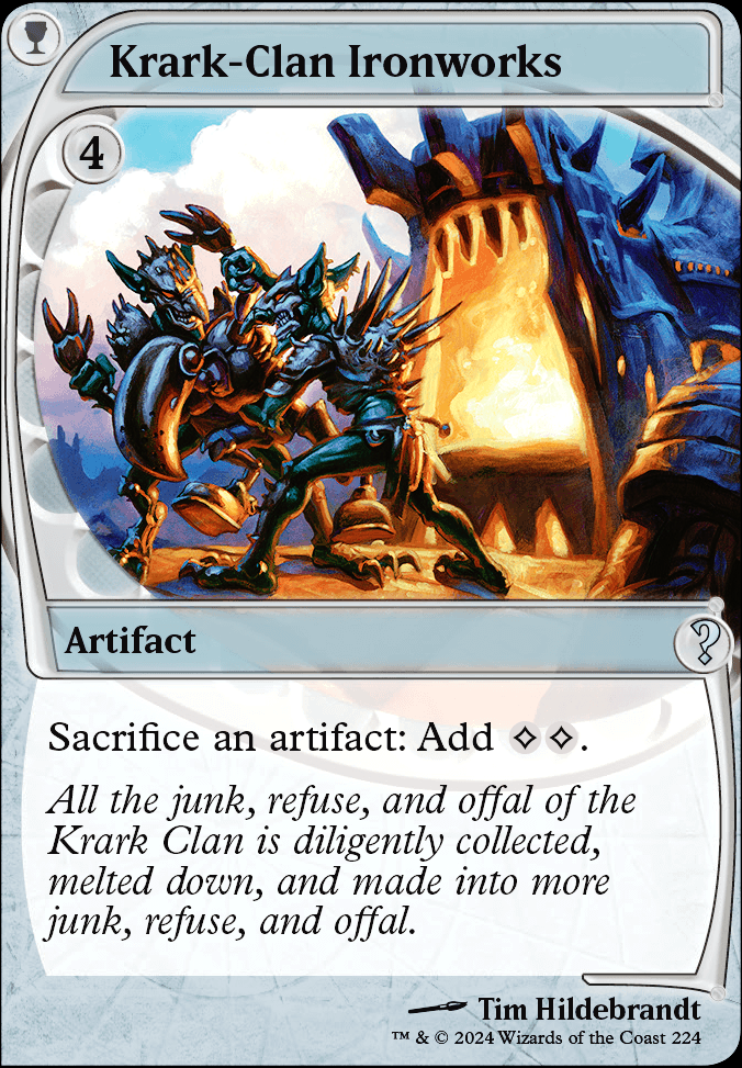 Krark-Clan Ironworks feature for Zhulodok gets his rocks off!