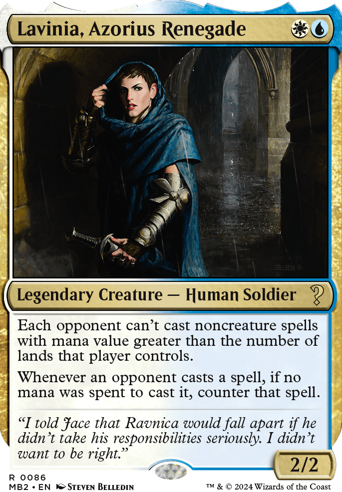 Featured card: Lavinia, Azorius Renegade