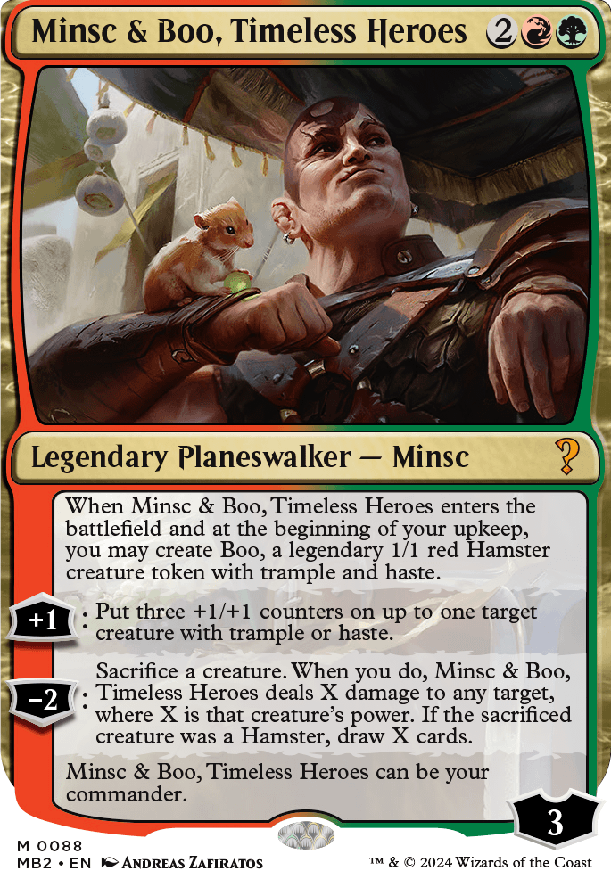 Featured card: Minsc & Boo, Timeless Heroes