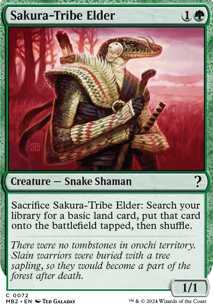 Featured card: Sakura-Tribe Elder