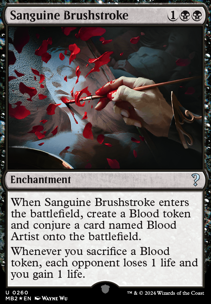 Sanguine Brushstroke