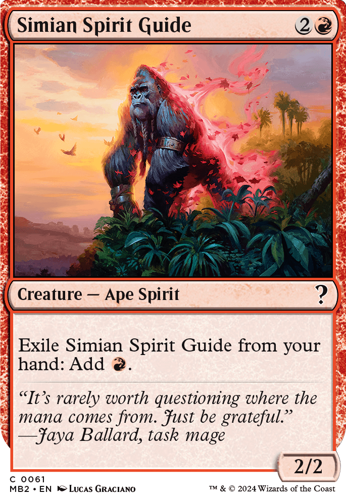 Featured card: Simian Spirit Guide