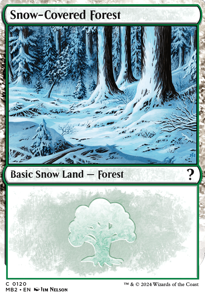 Featured card: Snow-Covered Forest