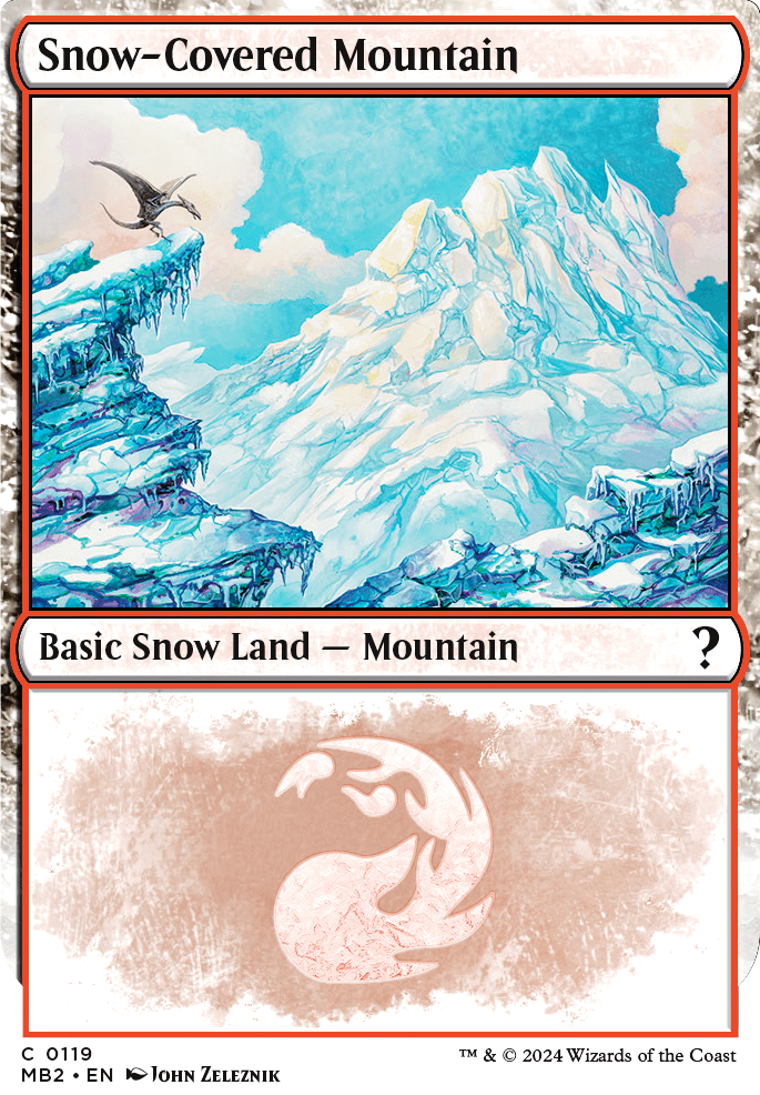 Featured card: Snow-Covered Mountain