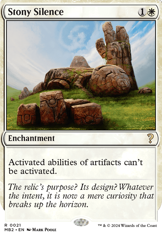 Featured card: Stony Silence