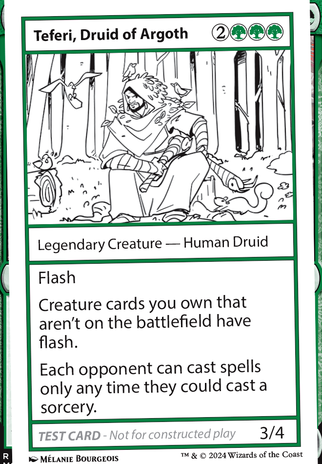 Teferi, Druid of Argoth (Playtest)