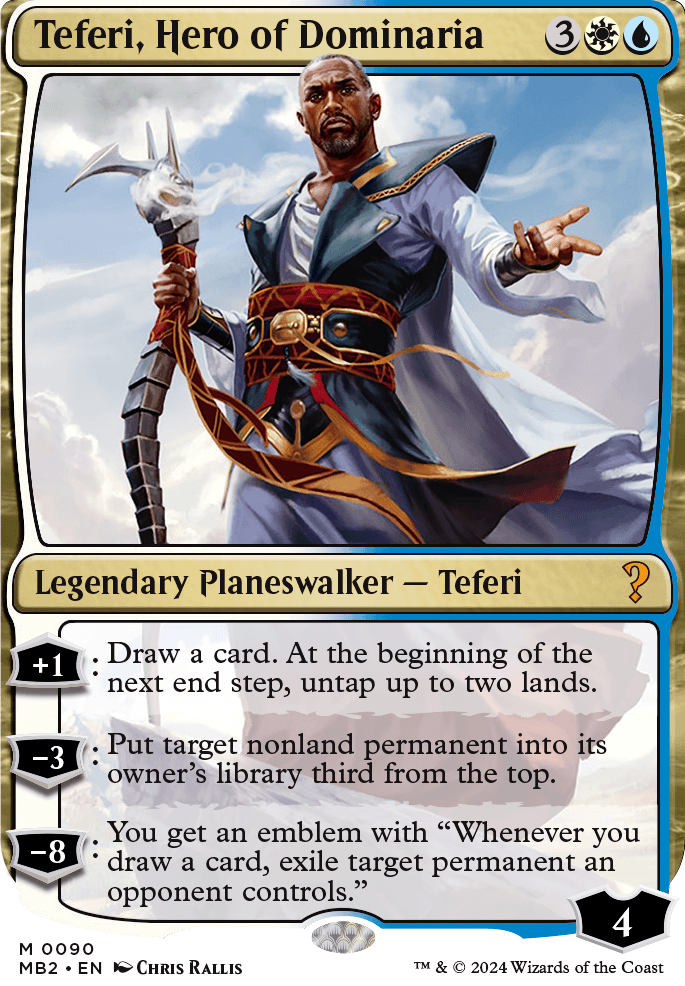 Featured card: Teferi, Hero of Dominaria
