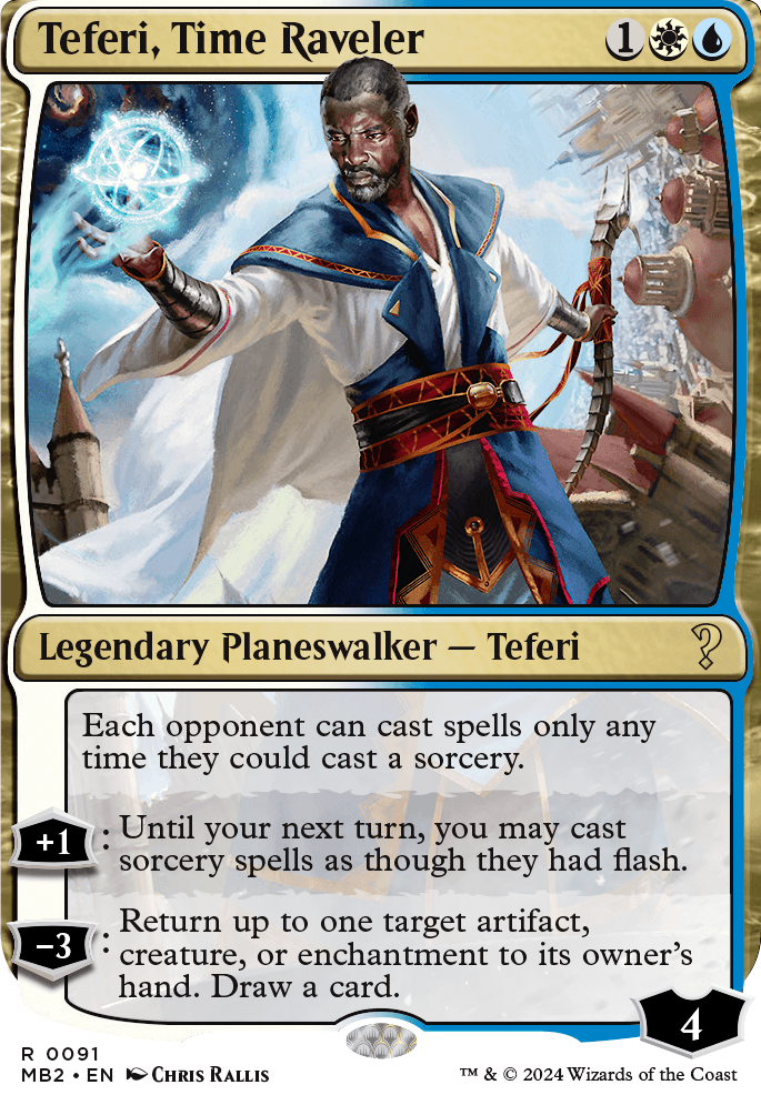 Featured card: Teferi, Time Raveler