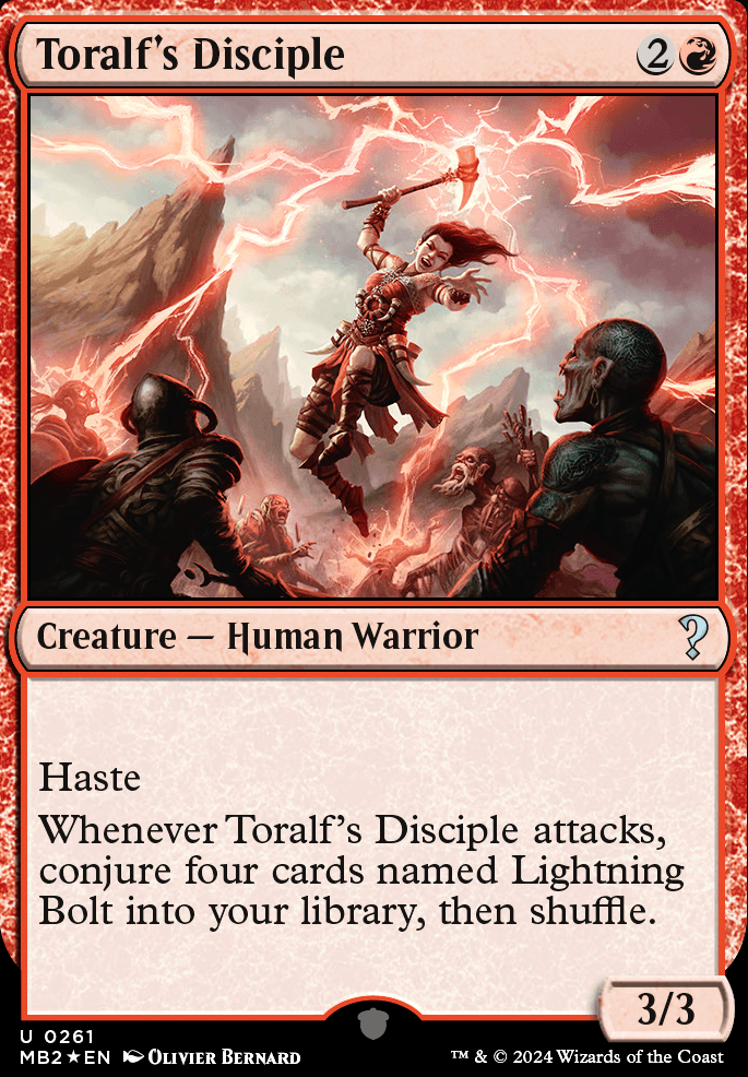 Featured card: Toralf's Disciple