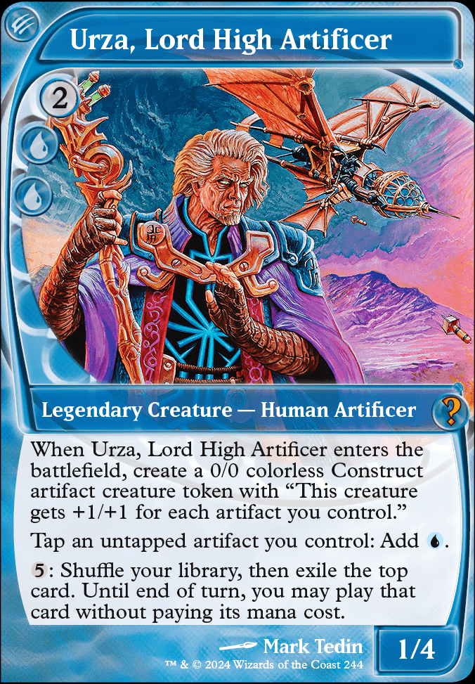 Featured card: Urza, Lord High Artificer