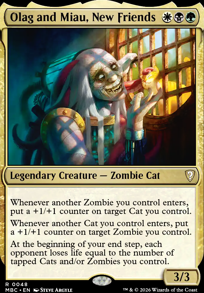 Olag and Miau, New Friends feature for What The Cat Dragged In [Primer]