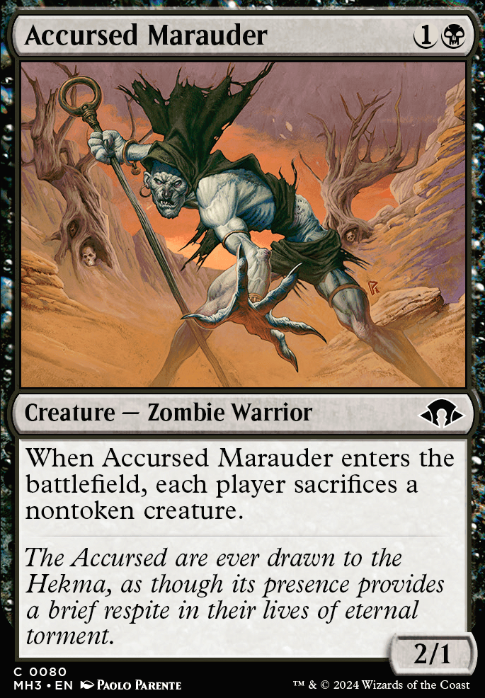 Accursed Marauder feature for Army of the Dead