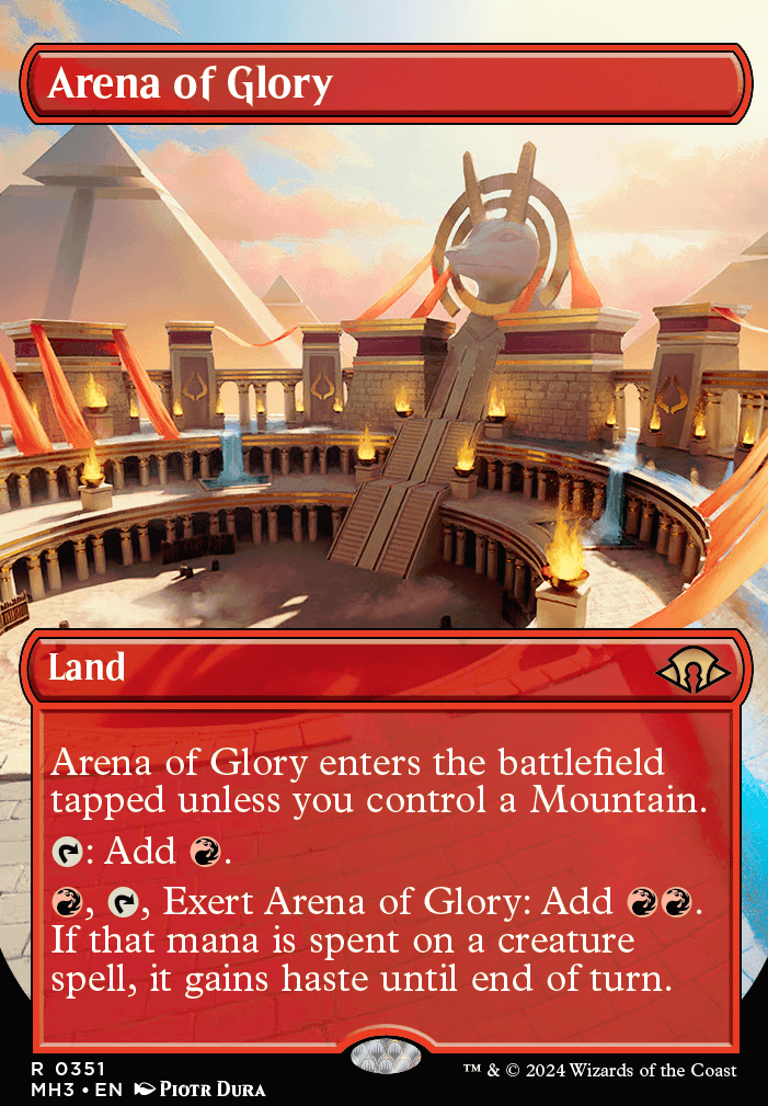 Featured card: Arena of Glory