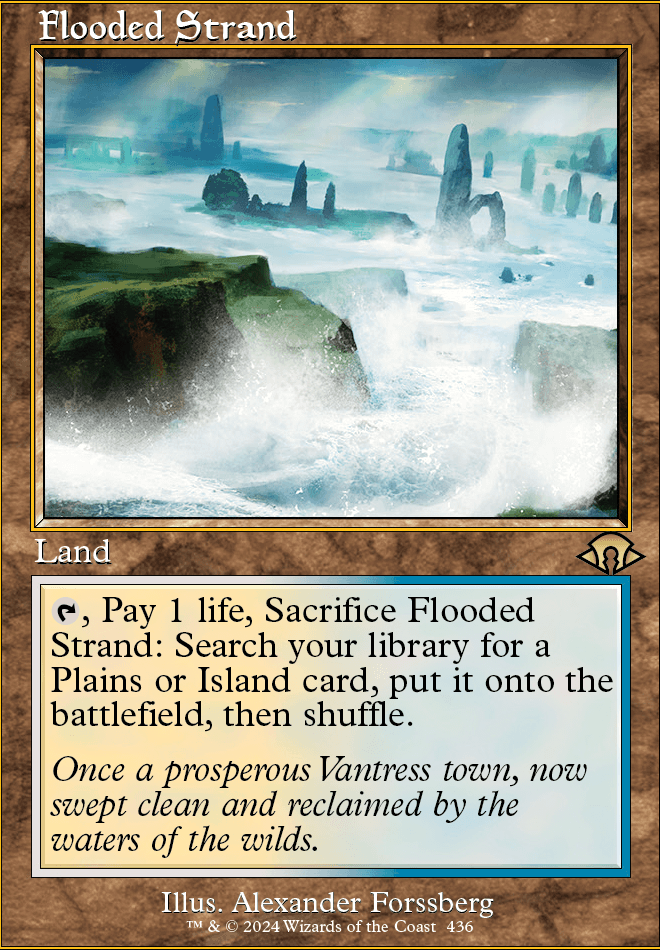 Flooded Strand feature for [EDH] Cormela Token Storm