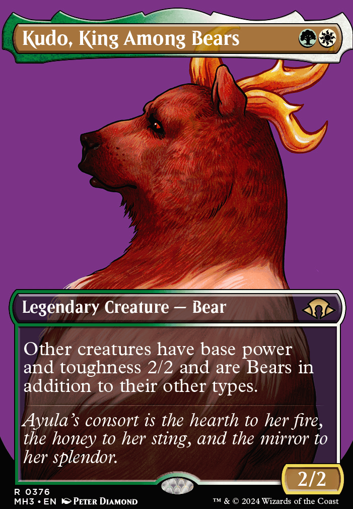 Commander: Kudo, King Among Bears