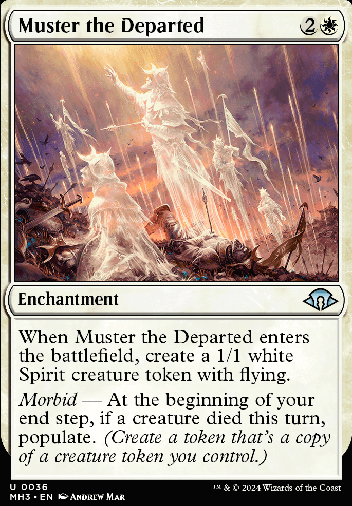 Muster the Departed
