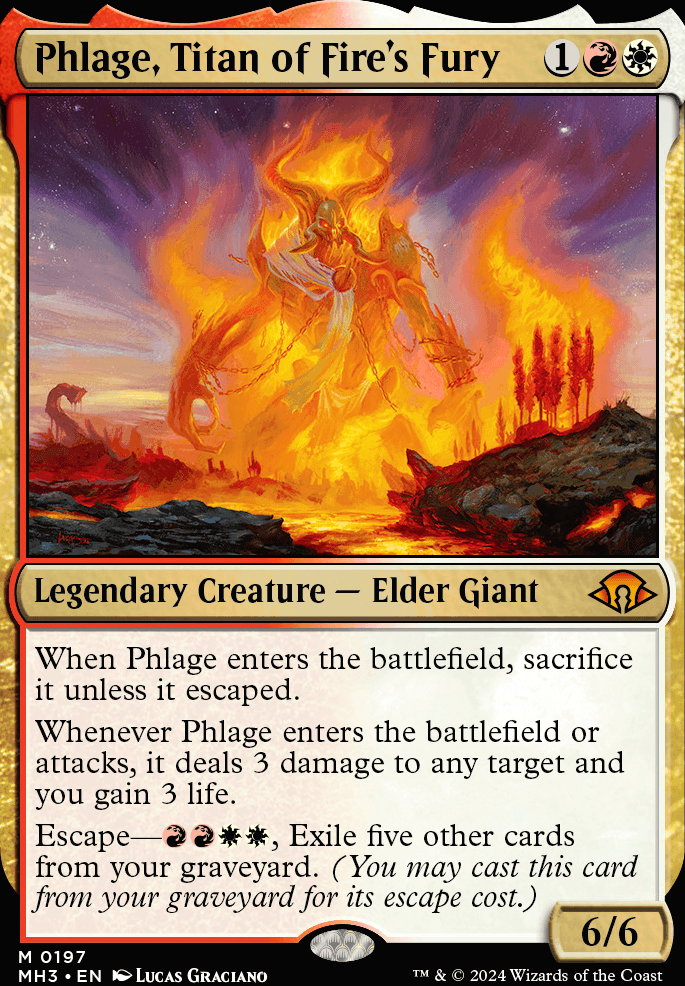 Phlage, Titan of Fire's Fury feature for Flailing Phlage