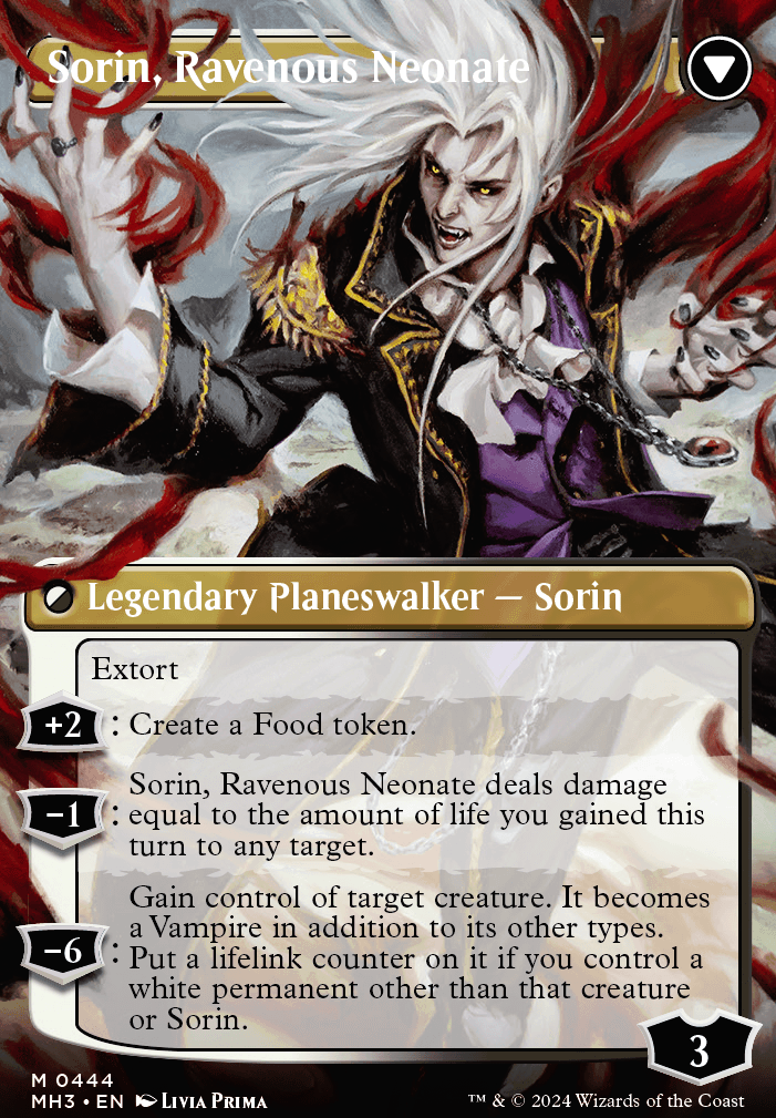 Featured card: Sorin, Ravenous Neonate