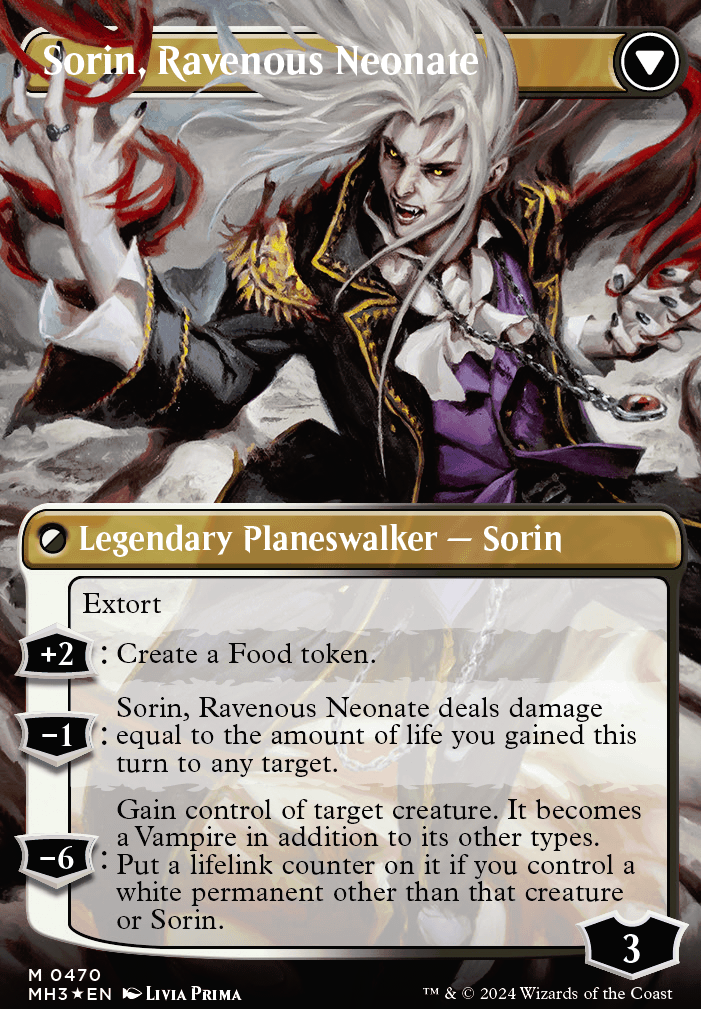 Featured card: Sorin, Ravenous Neonate