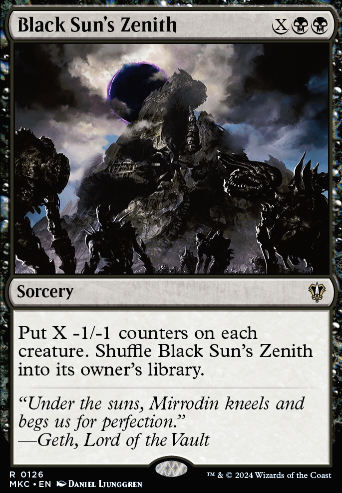 Black Sun's Zenith feature for MY WHIMS OR MY WRATH
