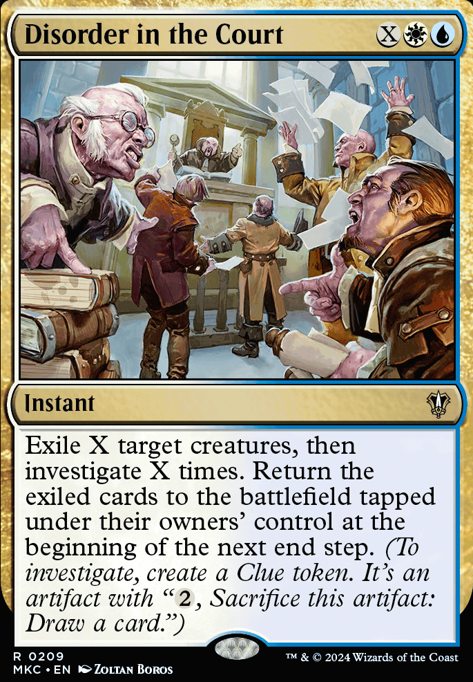 Featured card: Disorder in the Court