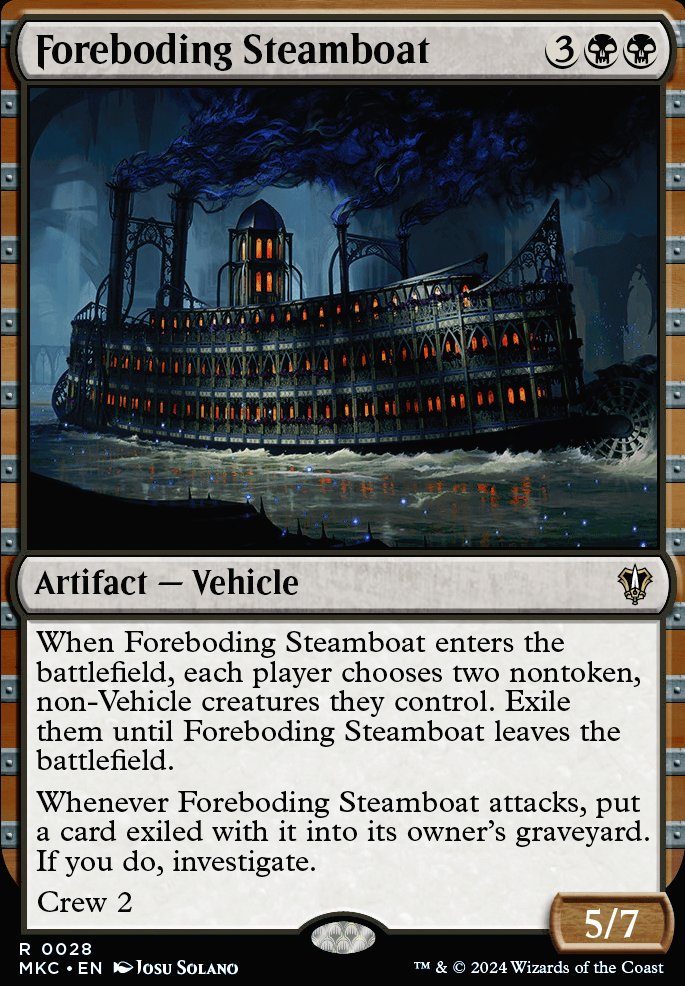 Featured card: Foreboding Steamboat