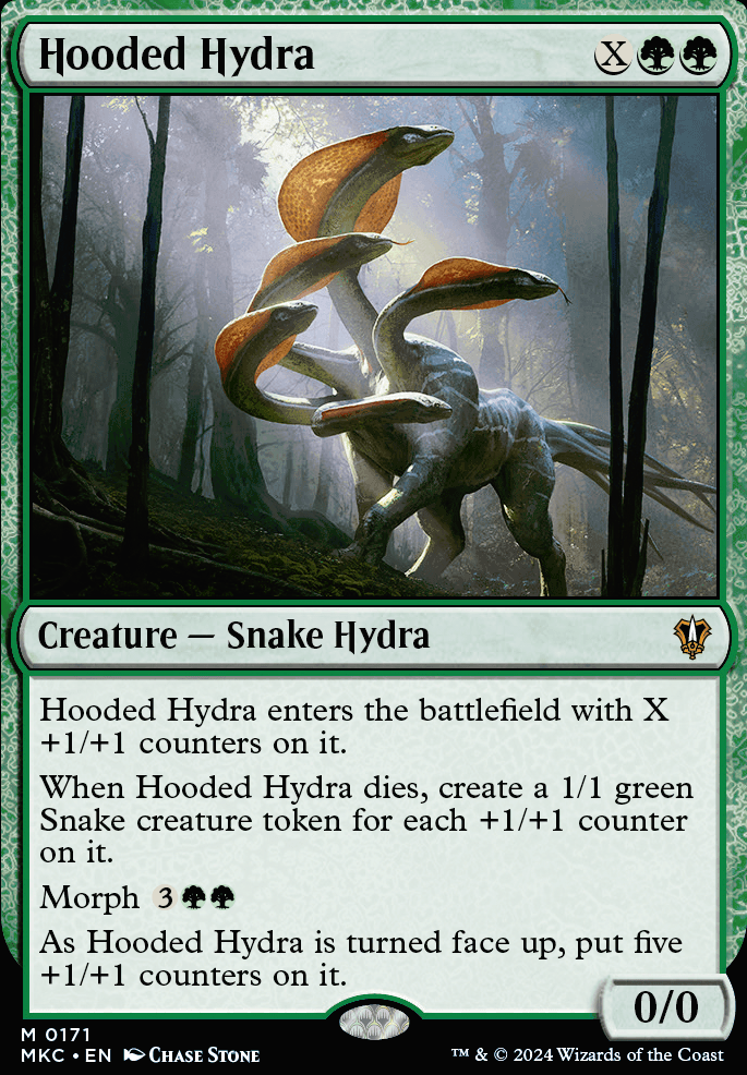 Hooded Hydra feature for lots of green stuff