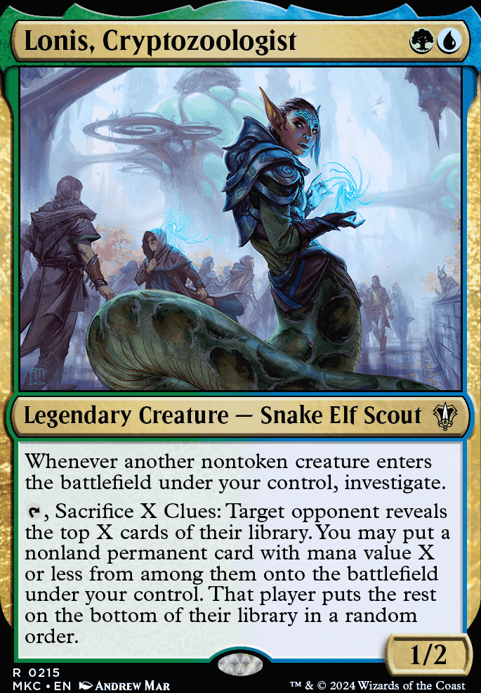 Lonis, Cryptozoologist feature for Lonis, Cryptozoologist Commander