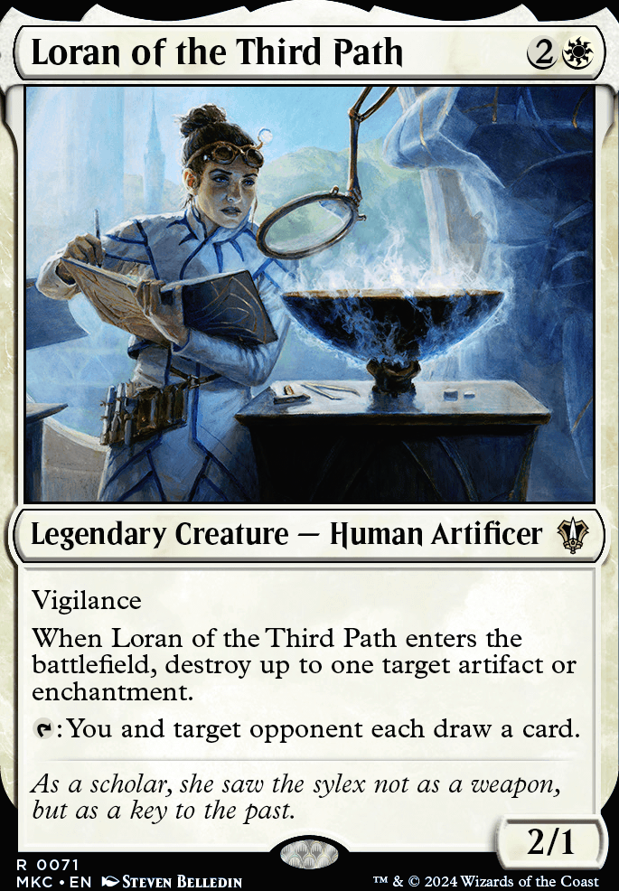 Loran of the Third Path feature for Mono White Control