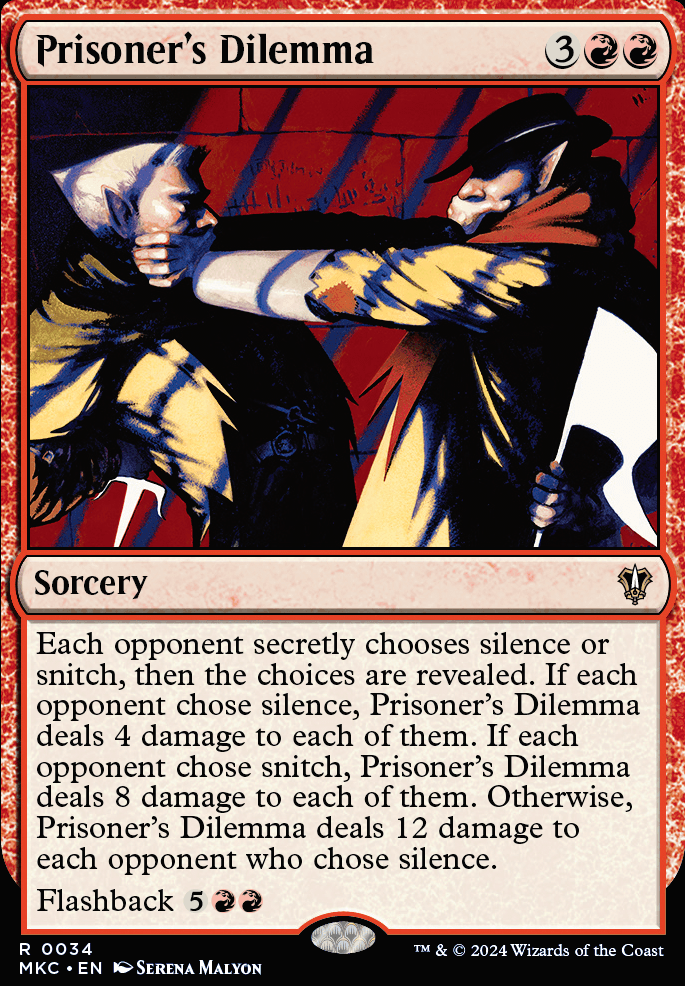 Featured card: Prisoner's Dilemma