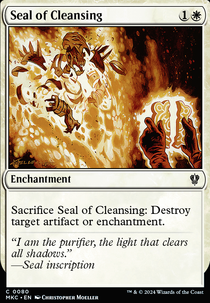 Featured card: Seal of Cleansing