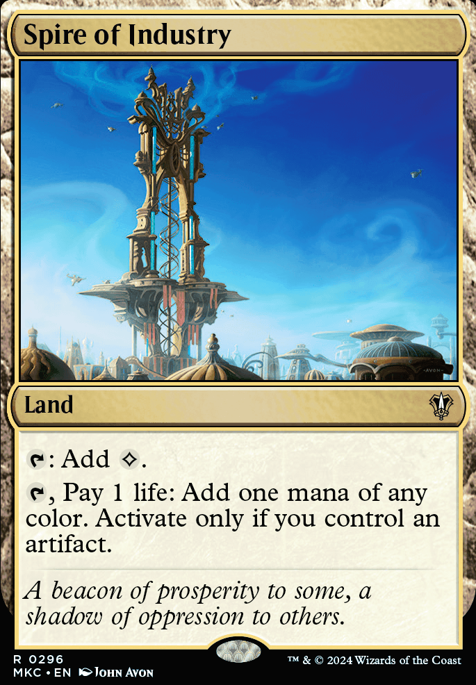 Spire of Industry feature for Grixis Treasures