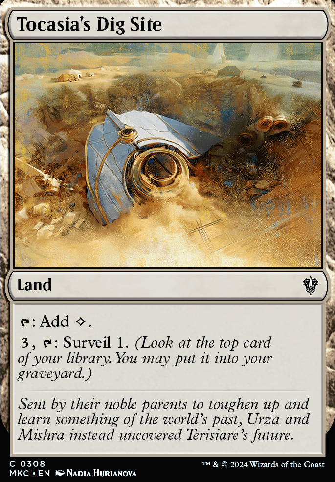 Featured card: Tocasia's Dig Site