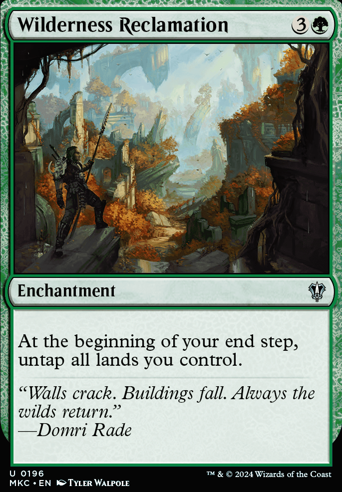 Wilderness Reclamation feature for Simic Landfall
