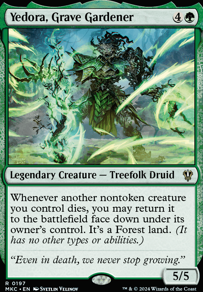 Yedora, Grave Gardener feature for Forest Tribal, LoL